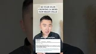 Thumbnail: 80-year-olds growing 2x more new brain cells
