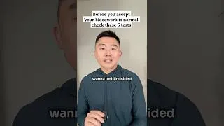 Thumbnail: Before you accept 'your bloodwork is normal' check these 5 tests