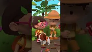 Thumbnail: THE POISONOUS FROG IS DARTING ALL OVER! | Leo the Wildlife Ranger #shorts