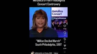 Thumbnail: Metallica free concert in South Philly I believe on November 11, 1997