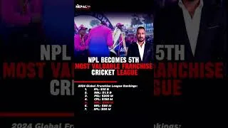 Thumbnail: NPL 5th most valuable Franchise #npl #nplcricket #cricket #cricketnews #cricketshorts #trending #npl