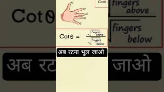 Thumbnail: Trigonometry आपकी हथेली पर ! #shorts #trigonometry