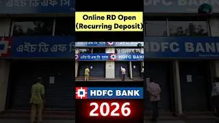 Thumbnail: HDFC RD Open 2026 | HDFC Bank में RD कैसे ओपन करें