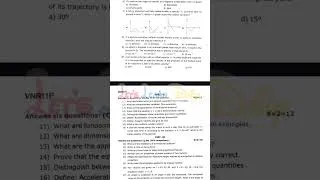 Thumbnail: 11th Physics First Mid Term Question Paper 2026 #std11physics #midterm2026