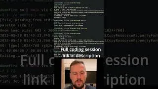 Thumbnail: Writing Doom Fire in C like it's 1993 🔥 #coding #programming #shorts #codingproject