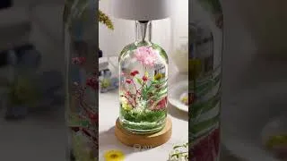 Thumbnail: Let's Resin Bedside Lamp with Dried Flowers in Deep Pour Resin #letsresin #resinart #homedecor