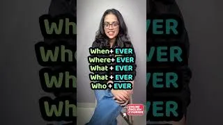Thumbnail: Wherever Whenever Whoever Whatever | WH + Ever Words Explained | English With Ananya