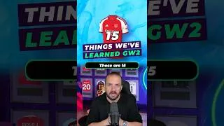Thumbnail: 15 things we've learned ahead of Gameweek 2 #fpl #fantasypremierleague #fpltips