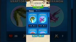 Thumbnail: All Dinosaurs & Warriors in Merge Master 🤠 #gaming #mergemaster #youtubeplayables