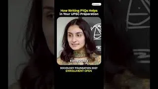 Thumbnail: AIR 25 Bhavika Chopra | This PYQ Strategy Can Transform Your UPSC Mains Score #shorts