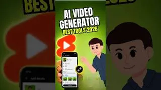 Thumbnail: 5 Best AI Video Generators in 2026 🤯 #ai  #aitools #viralshorts