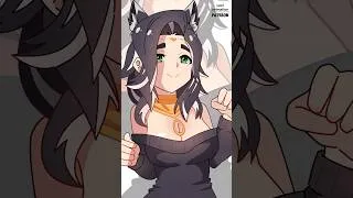 Thumbnail: 🙀🐈 Cat dance | Kusinwolf comm animation [OC Maze] #oc #anime