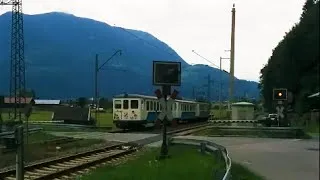 Thumbnail: German Level Crossing on Bavarian Zugspitze Railway, Rießerseestraße