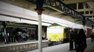 Thumbnail: Winchester Station - 19/04/2016 - Freight Train passes