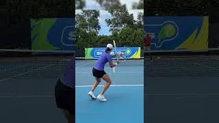 Thumbnail: Iga Swiatek Slow Motion Rally⚡️👣 // Court-Level view #courtleveltennis