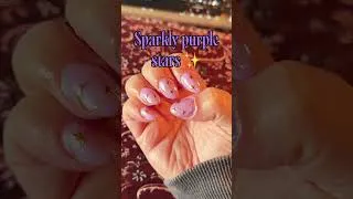 Thumbnail: Nail refresh time… purple sparkles ✨