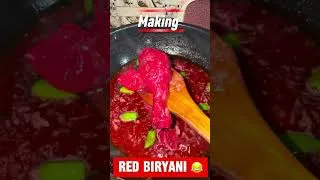 Thumbnail: A Unique Red Biryani 😋👌😜 #librastreetfoods #youtubeshorts #bakraeid2026 #foodie #viralvideo