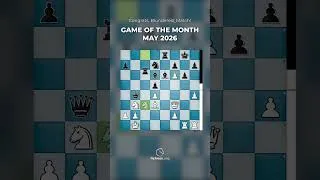 Thumbnail: Lichess Game of the Month May 2026 🔥 Congrats, Blundered_Match! 🎉
