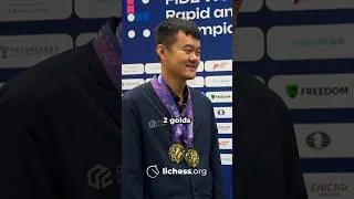 Thumbnail: "It's unbelievable!" - Ding Liren after winning double gold at 2026 FIDE World Team Rapid & Blitz