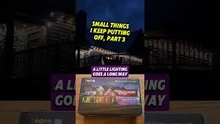 Thumbnail: DIY Permanent Outdoor Lights — Before & After #homerenovation #lowespartner