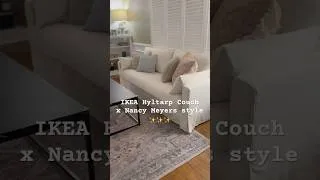 Thumbnail: Styling the IKEA Hyltarp Couch | Nancy Meyers inspired living room