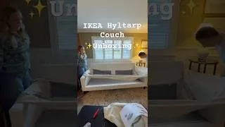 Thumbnail: IKEA Hyltarp Couch Unboxing & First Impressions | Natural Linen Sofa Setup