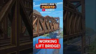 Thumbnail: WORKING LIFT BRIDGE and more in Minecraft Create Mod! #minecraft  #createmod  #minecraftbuilding