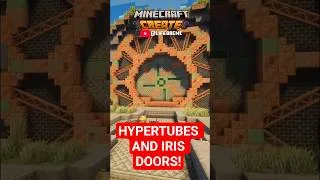 Thumbnail: HYPERTUBES AND IRIS DOORS in Minecraft Create Mod! #minecraft #createmod #minecraftbuilding