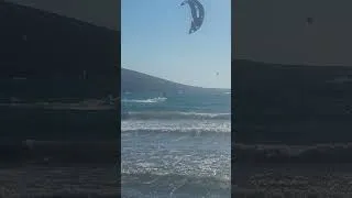 Thumbnail: The Ultimate Kitesurfing Paradise – Rhodes! 🏄‍♂️🌬️ #shorts #Kitesurfing #Rhodes #Greece #BeachLife