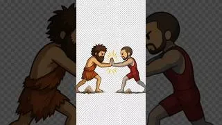 Thumbnail: A Neanderthal vs the World's Strongest Man — Who Actually Wins?
