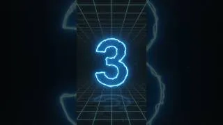 Thumbnail: 3 2 1 GO ⚡ Neon Glitch Countdown | Cyberpunk #Countdown #Shorts