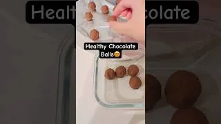 Thumbnail: Healthy Chocolate Balls Recipe for Kids | No Refined Sugar #shorts #healthyfood