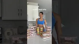 Thumbnail: meal prep with me🍓🫐🥭🥑🍉🍒full video with all details is up 🫶🏽 #mealprep  #healthylifestyle