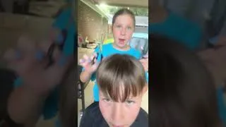 Thumbnail: Transition, I cut my brother’s hair! What do y’all think? ￼