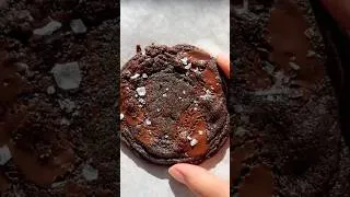Thumbnail: the secret to fudgy chocolate cookies 🤎 #baking #recipe #chocolate #easyrecipe #cookies #dessert