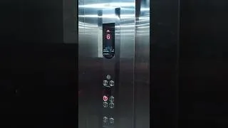 Thumbnail: Riding the WELLS #elevator #shorts