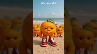 Thumbnail: Udin Din Din Dun vs Tung Tung Sahur 🍊🪵 Baby Italian Brainrot Battle - Who Would Win?⚾ #brainrot