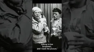 Thumbnail: Andy Warhol with Joe Strummer, but who’s the boy in the picture? #punk #rock #andywarhol