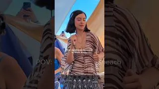Thumbnail: Beach party vibes at Flows festival - full video on my channel ☀️ #housemusic #dj #beachfestival