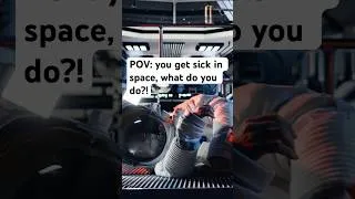 Thumbnail: pov: you get sick in space, what do you do?!