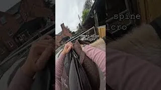 Thumbnail: Tack up with me for a new SMART saddle ride 📦😍🐴🎉 #asmr #tackupandride #pov #equestrian AD