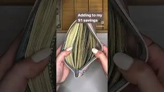Thumbnail: Adding to my $1 savings🍃 #cashstuffing #asmr #savings