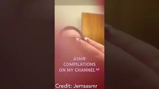 Thumbnail: (Clip is from jemsasmr on tiktok) #asmr #tiktok #tappingasmr #tiktokasmr #ytshorts #shortsfeed