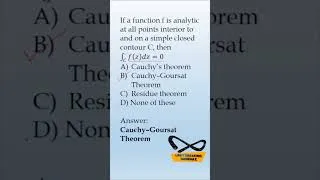 Thumbnail: Complex analysis MCQ | Named theorem | Competitive exams preparation | Limit breaking tamizhaz