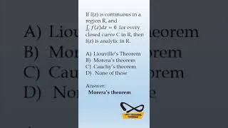 Thumbnail: Complex analysis MCQ | Named theorem | PGTRB preparation | Limit breaking tamizhaz