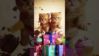 Thumbnail: Cute cats celebrating life one funny birthday at a time 🎂 #catlover #catbirthday