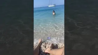 Thumbnail: Is this the best beach in Greece ?? 🇬🇷😍 #getaway #travel #greece #beach #greekislands #lefkada