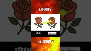 Thumbnail: Adobe or Affinity? Image trace head to head challenge! #affinity #adobeillustrator #logodesign
