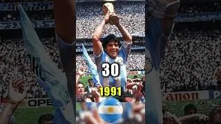 Thumbnail: Maradona Then and Now: The Dramatic Timeline of a Legend ⏳