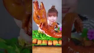 Thumbnail: #shortvideo eating Roasted pork #linhasmr
